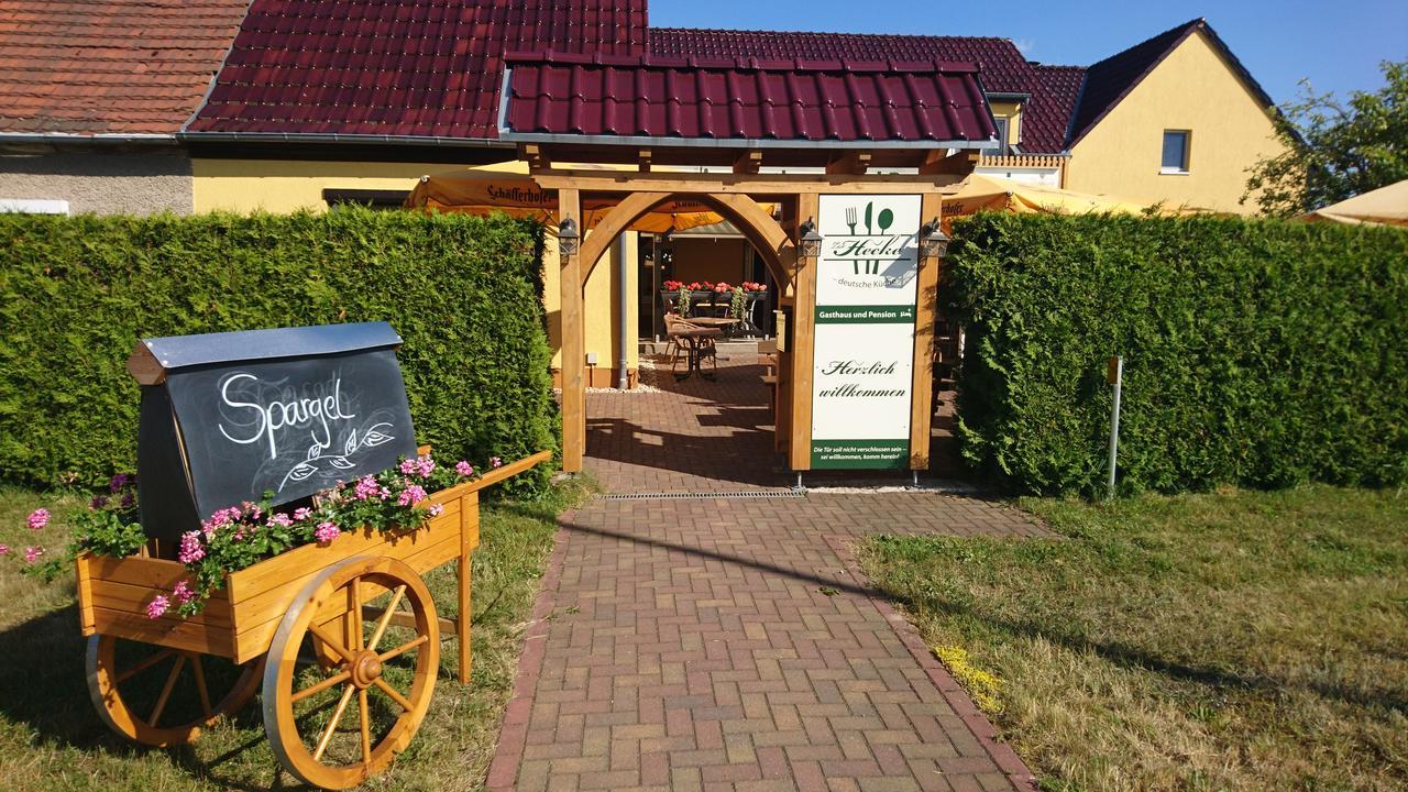 Gasthaus Zur Hecke Schönefeld Exteriör bild
