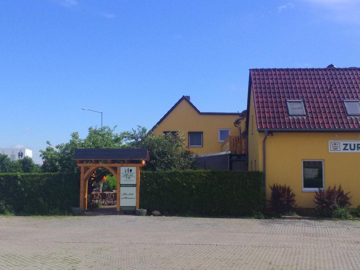 Gasthaus Zur Hecke Schönefeld Exteriör bild